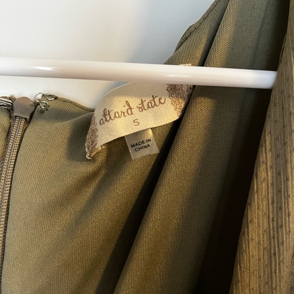 Altar'd State Olive Long Sleeve Dress - Picture 3 of 4